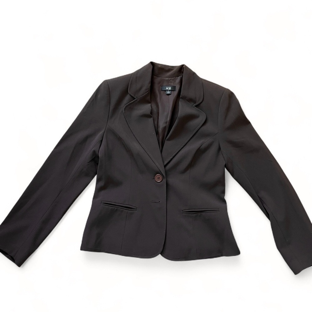 AGB Chocolate Brown Blazer - Size 8